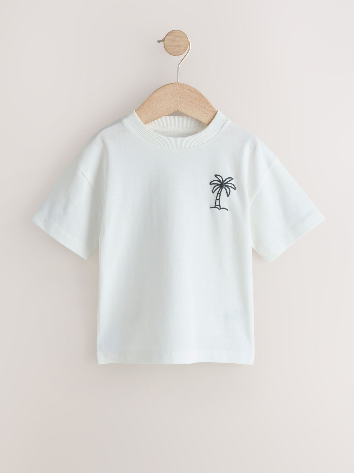 White/Blue/Green/Black/Purple Small Short Sleeve Graphic T-Shirts 5 Pack (3mths-7yrs)