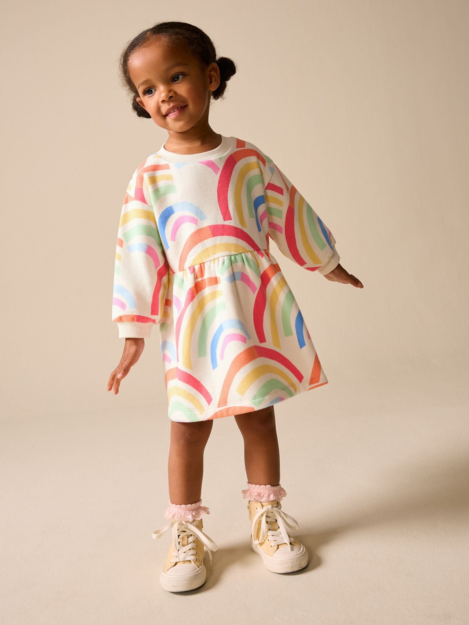 Rainbow Sweat Dress (3mths-7yrs)