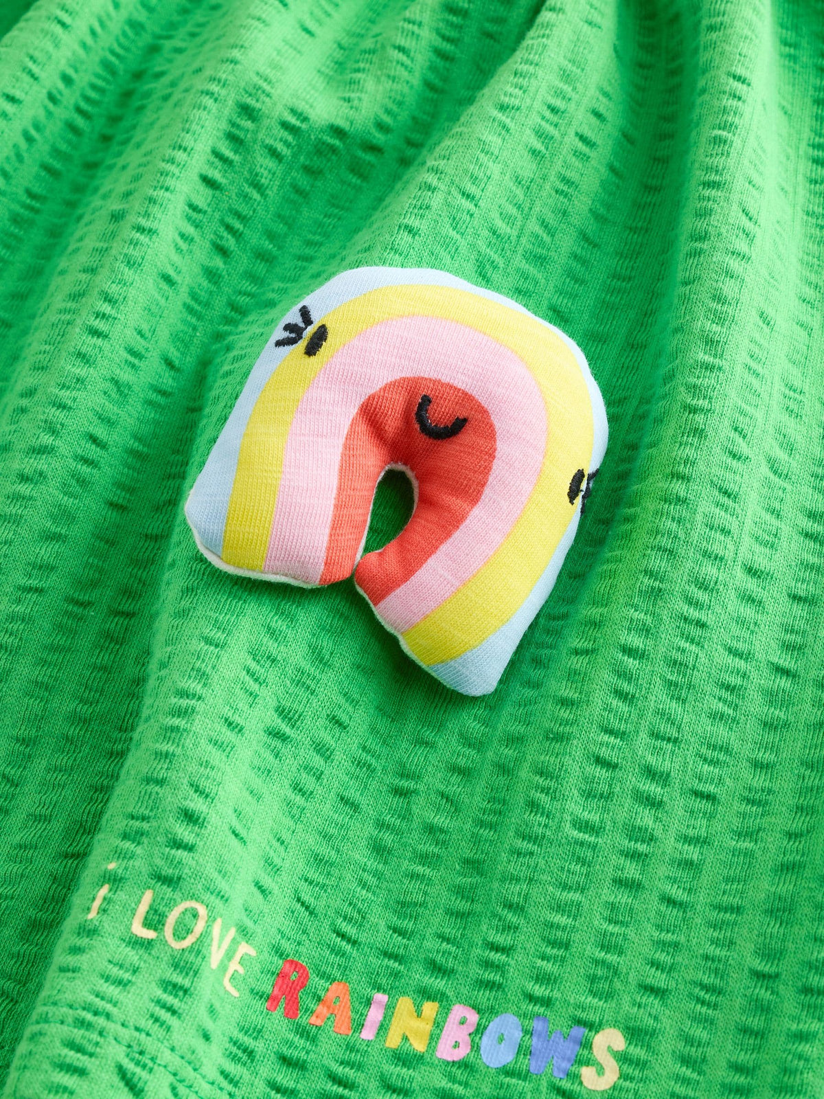 Green Rainbow Jersey Dress (3mths-7yrs)