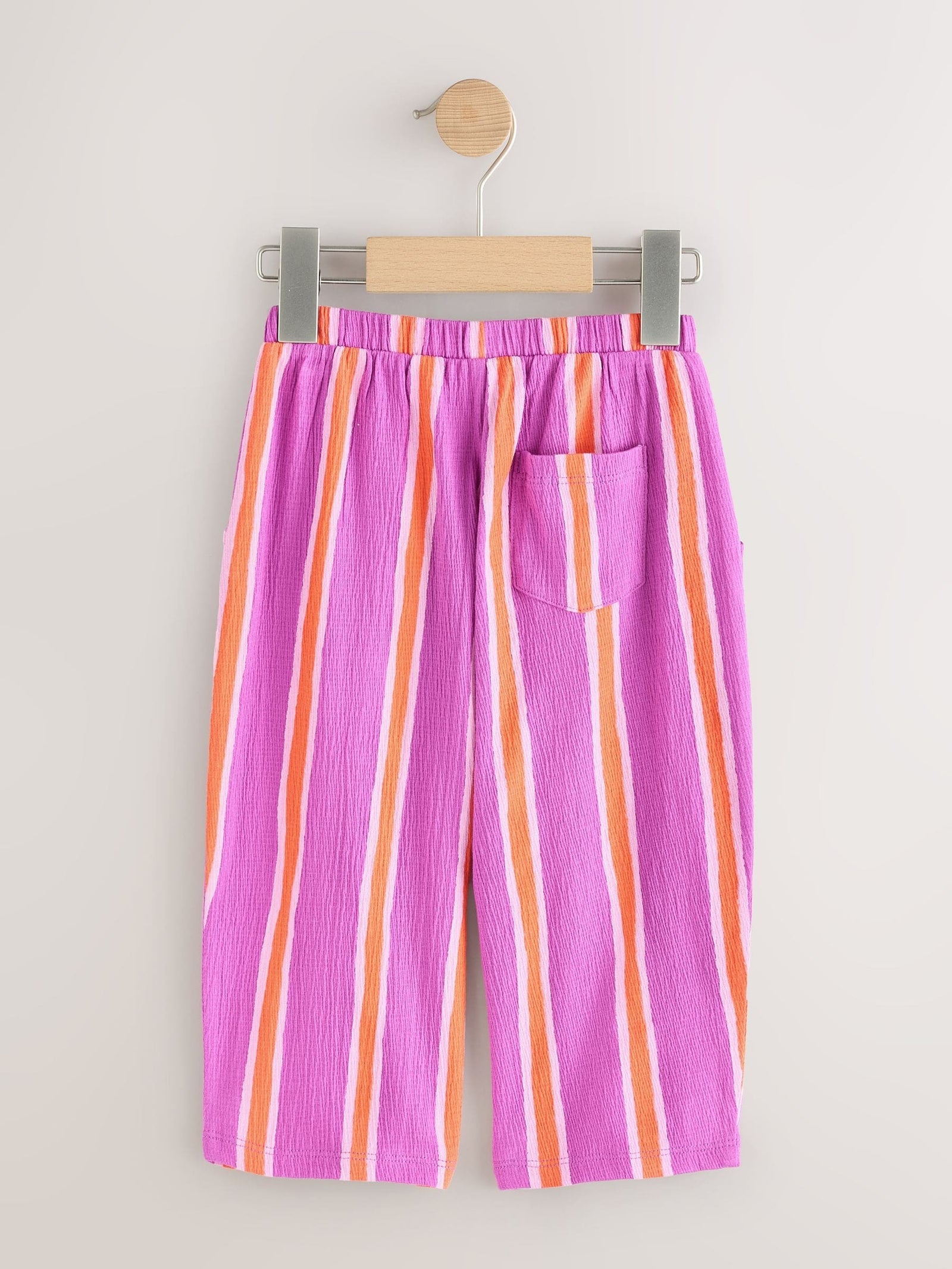 Purple Orange Stripe Barrel Leg Trousers (3mths-7yrs)