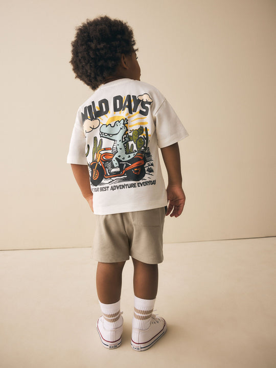 Tan Brown Jersey Shorts (3mths-7yrs)