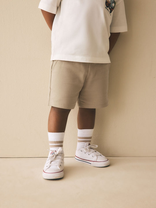 Tan Brown Jersey Shorts (3mths-7yrs)