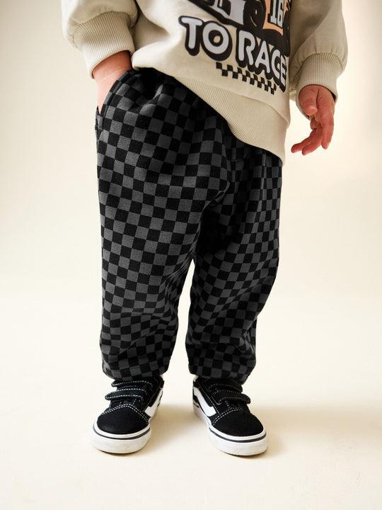 Ecru Car Crew Neck Sweatshirt and Jogger Set (3mths-7yrs) (3mths-7yrs)