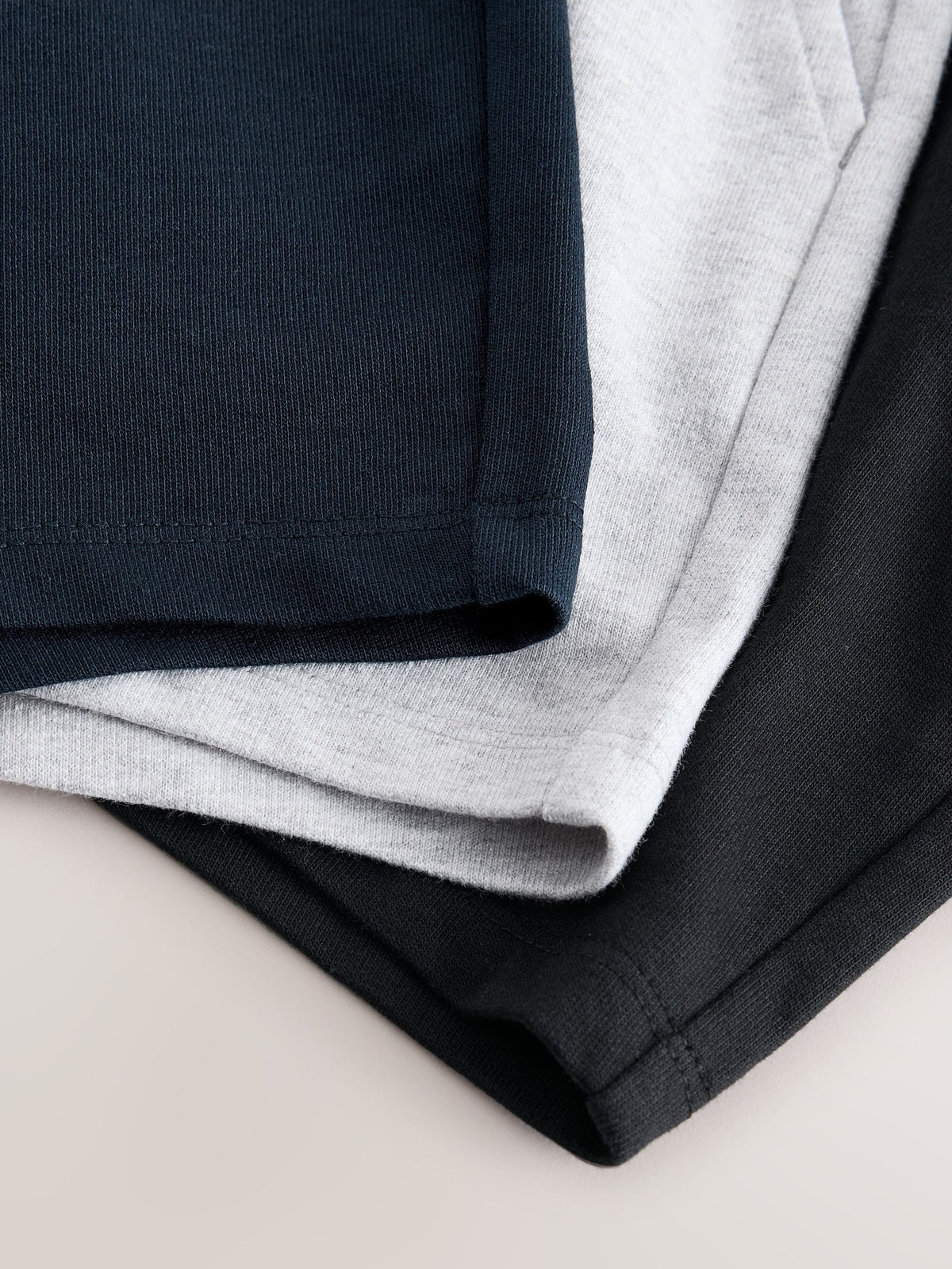Black/Grey/Navy Blue Printed Shorts Pack (3mths-7yrs)