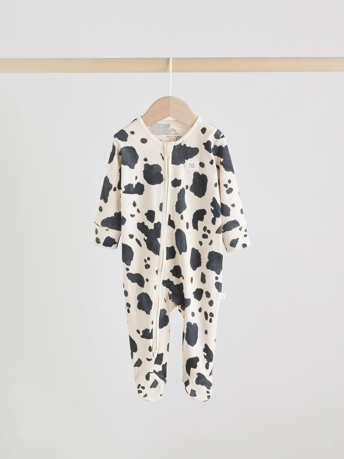 Neutral Brunch Two Way Zip Sleepsuits 3 Pack (0-2yrs)