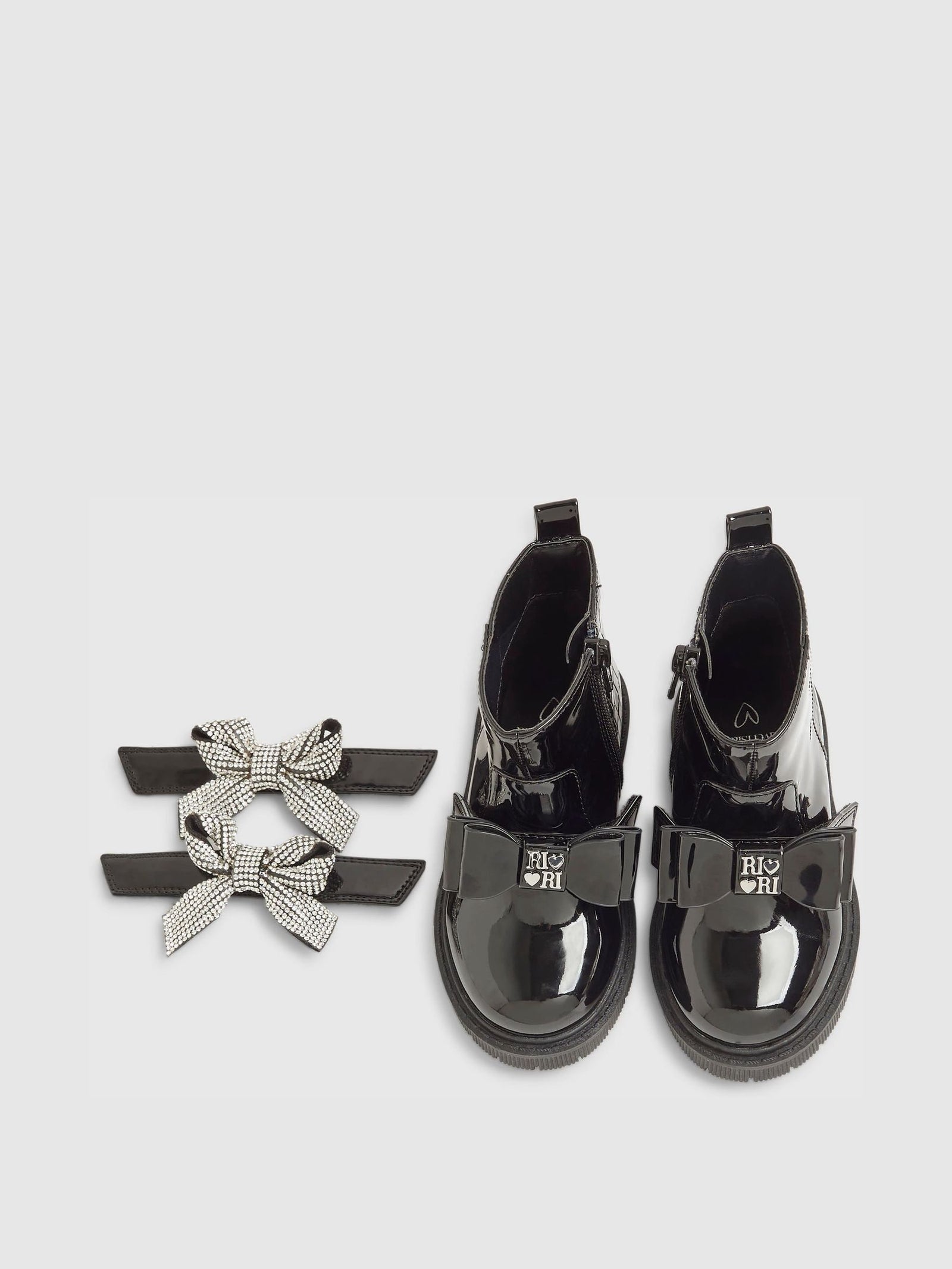 River Island Black Changeable Strap Chelsea Boots