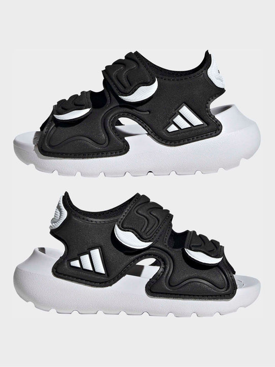 adidas Black AltaSwim 3 Infant Sandals