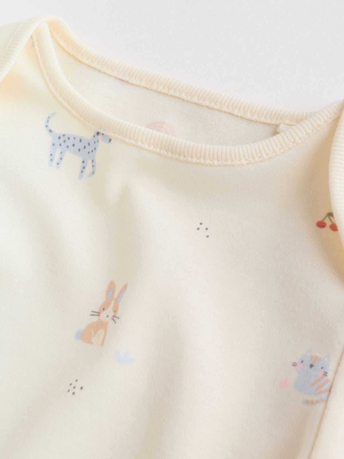 Multi Pastel Character 5 Pack Long Sleeve Baby Bodysuits