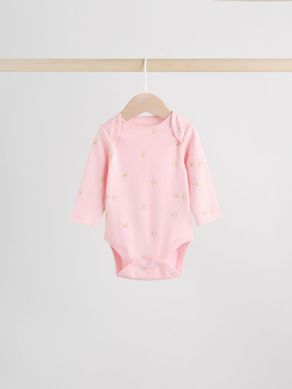 Multi Pastel Character 5 Pack Long Sleeve Baby Bodysuits