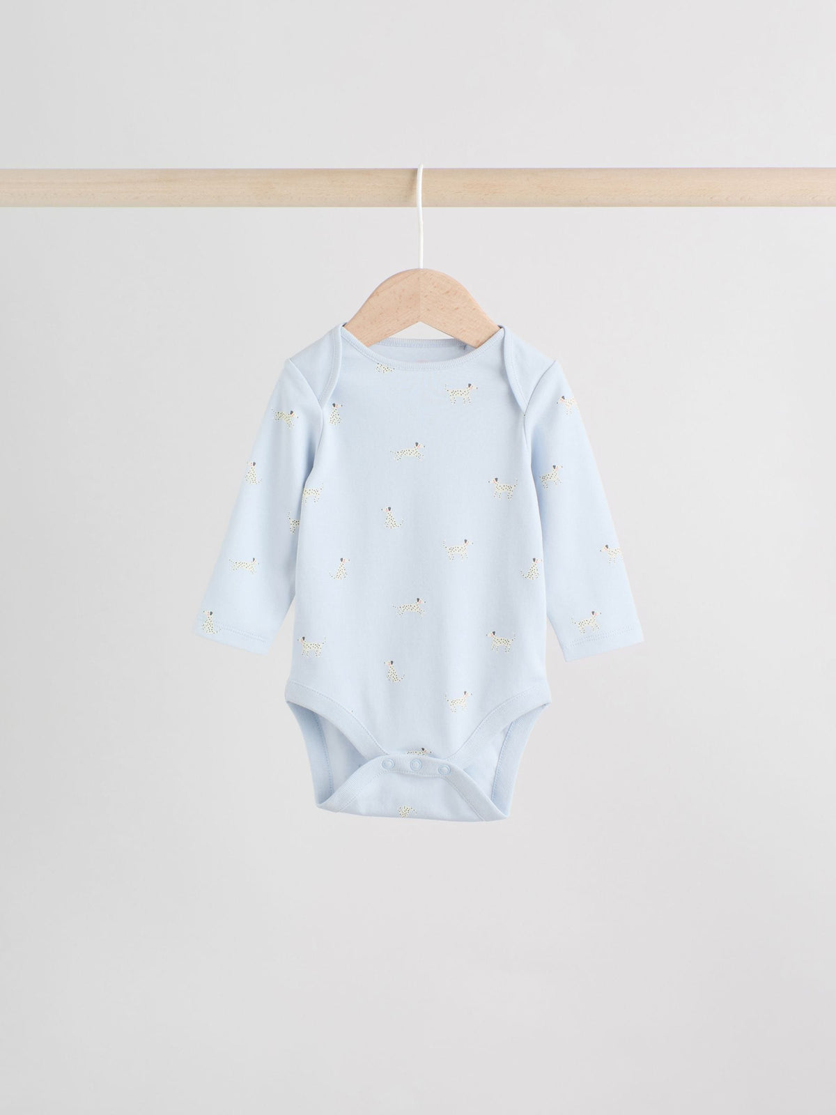 Multi Pastel Character 5 Pack Long Sleeve Baby Bodysuits