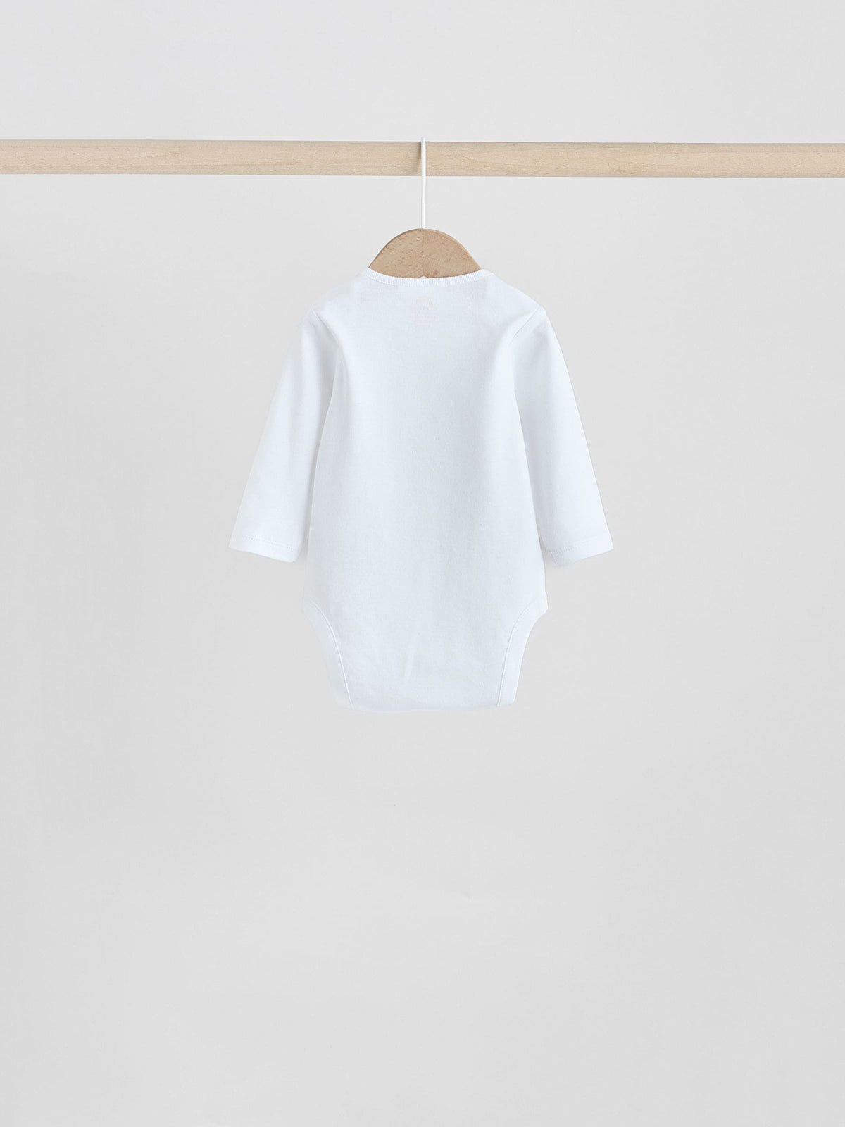 Pink 7 Pack Long Sleeve Baby Bodysuit