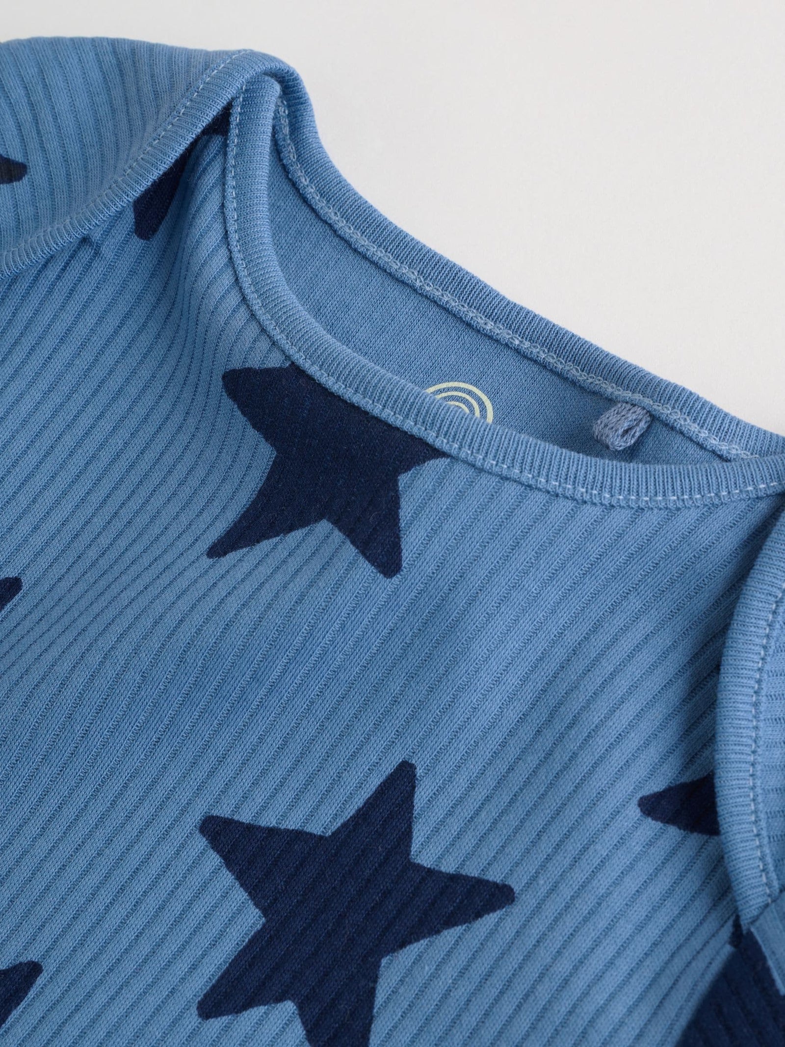 Navy Star Long Sleeve Bodysuits 5 Pack