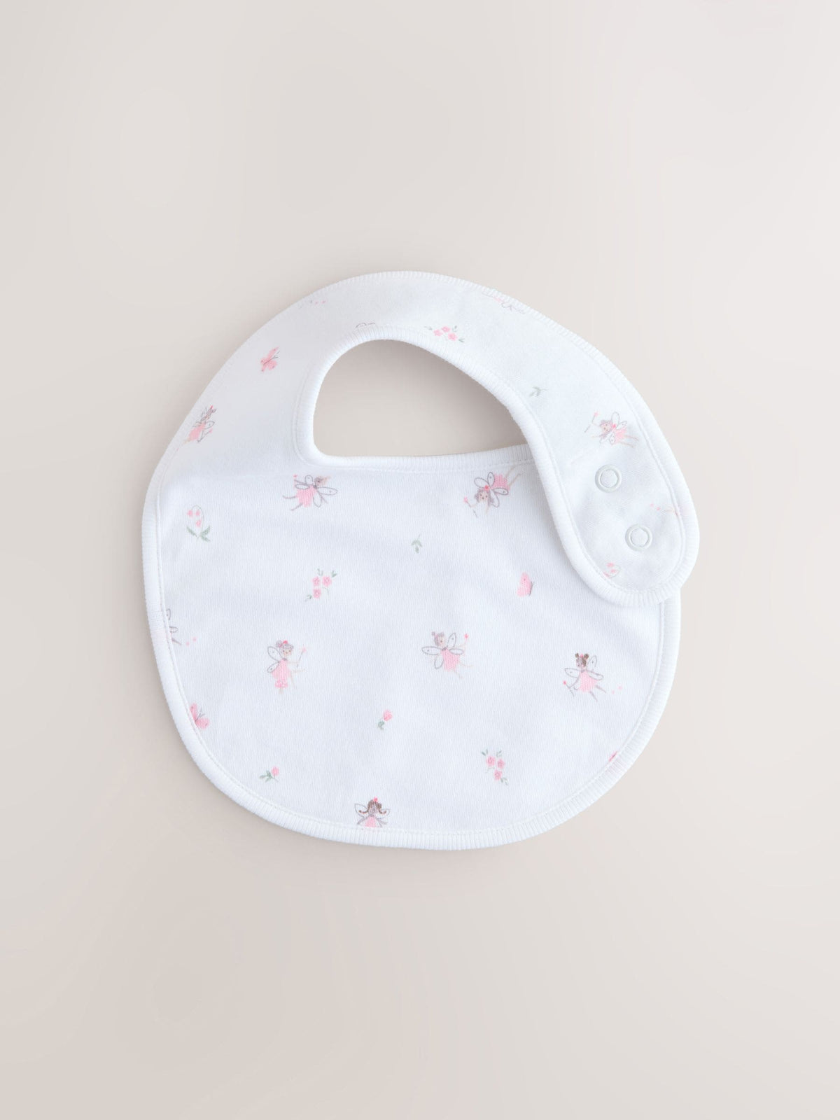 Pink/White Bibs 3 Pack