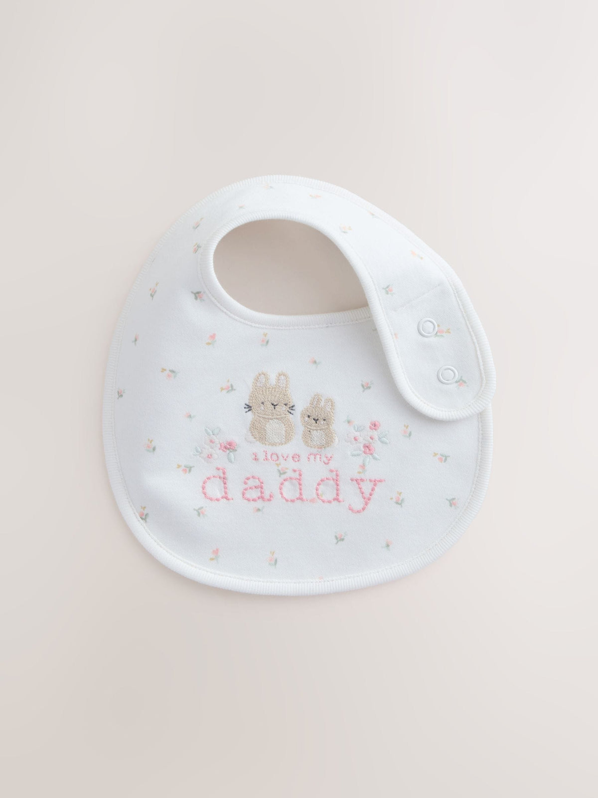 Pink Mummy/Daddy Family Baby Bibs 2 Pack