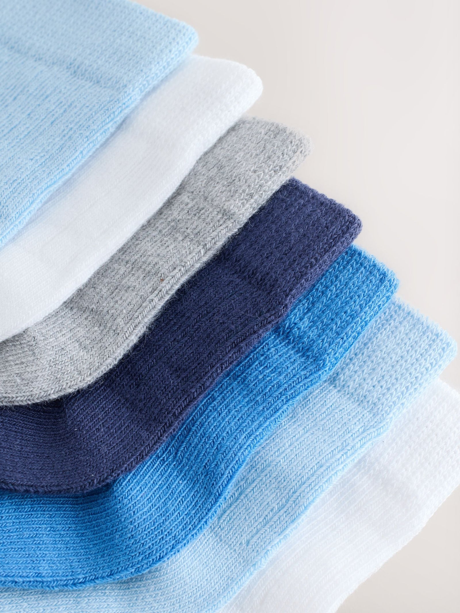Blue Baby Socks 7 Pack (0mths-2yrs)