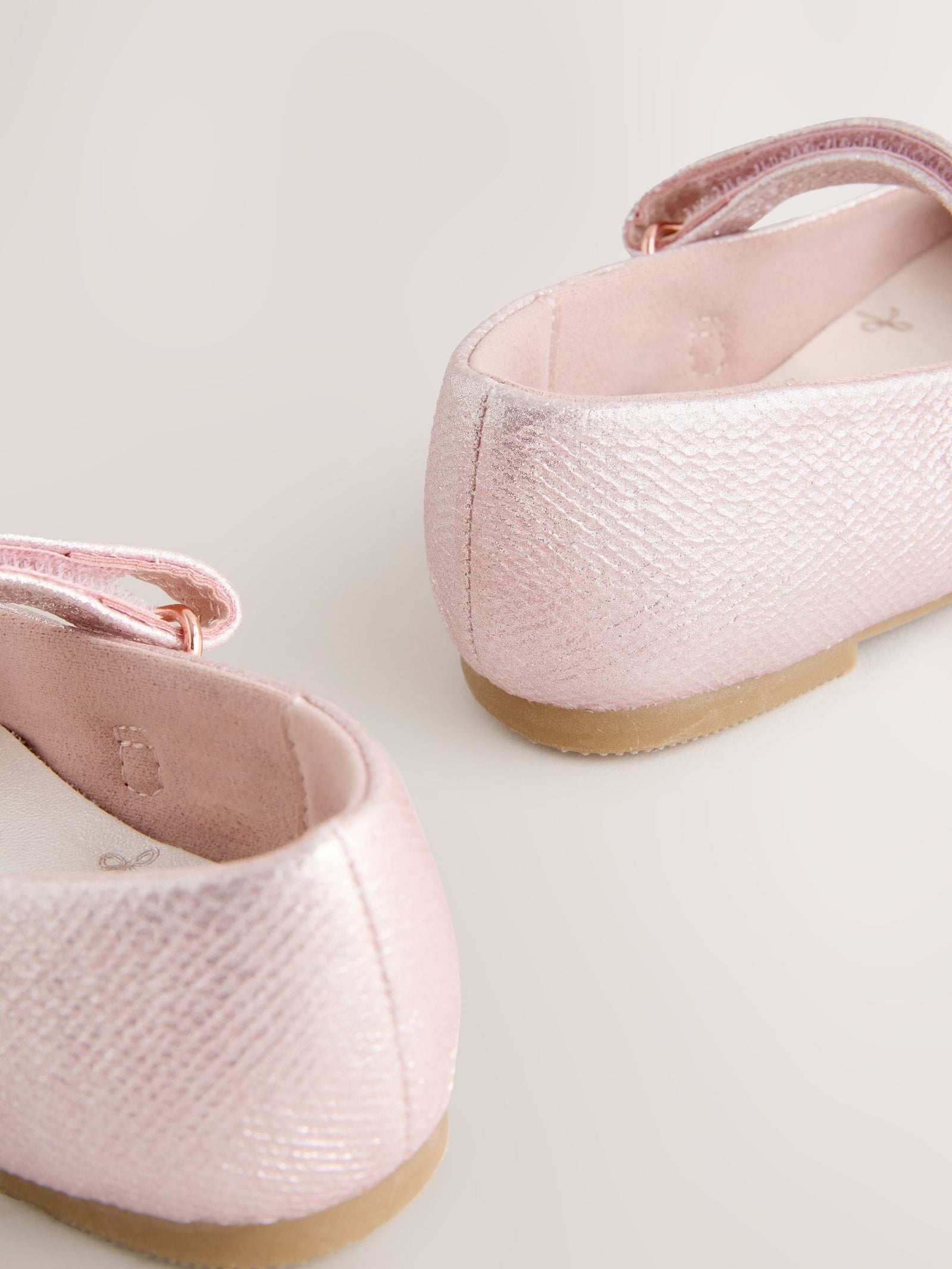 Pink Standard Fit (F) Mary Jane Touch Fastening Occasion Shoes