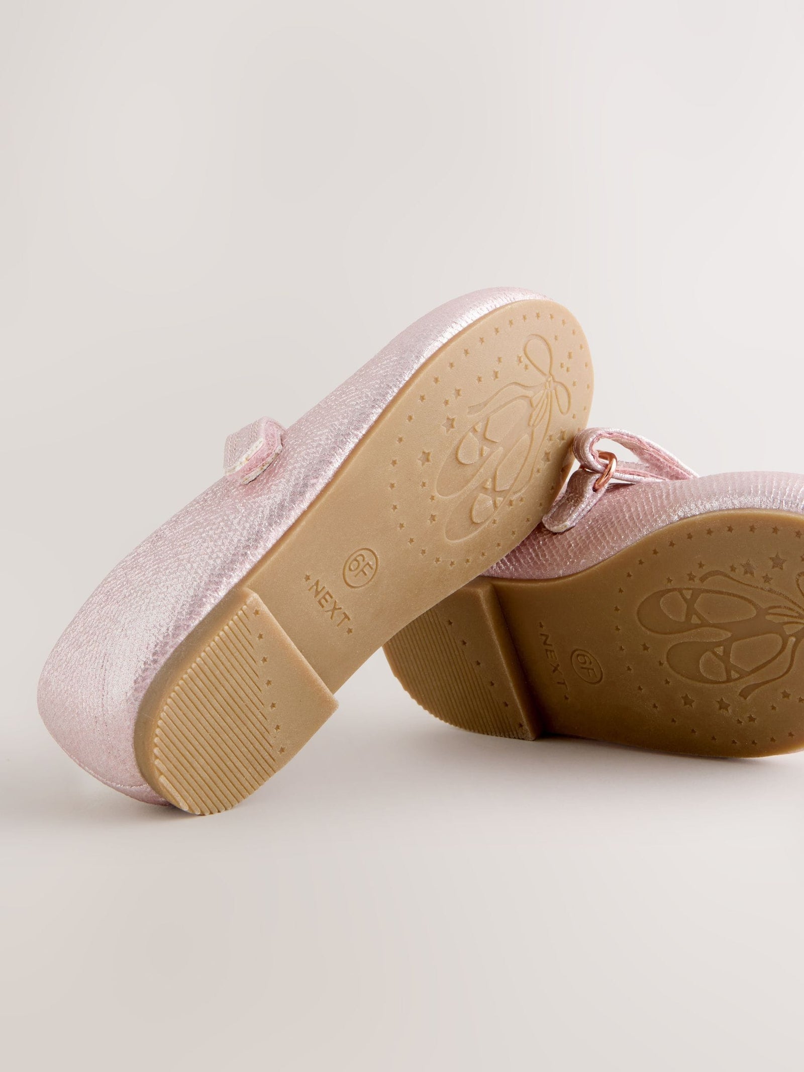 Pink Standard Fit (F) Mary Jane Touch Fastening Occasion Shoes