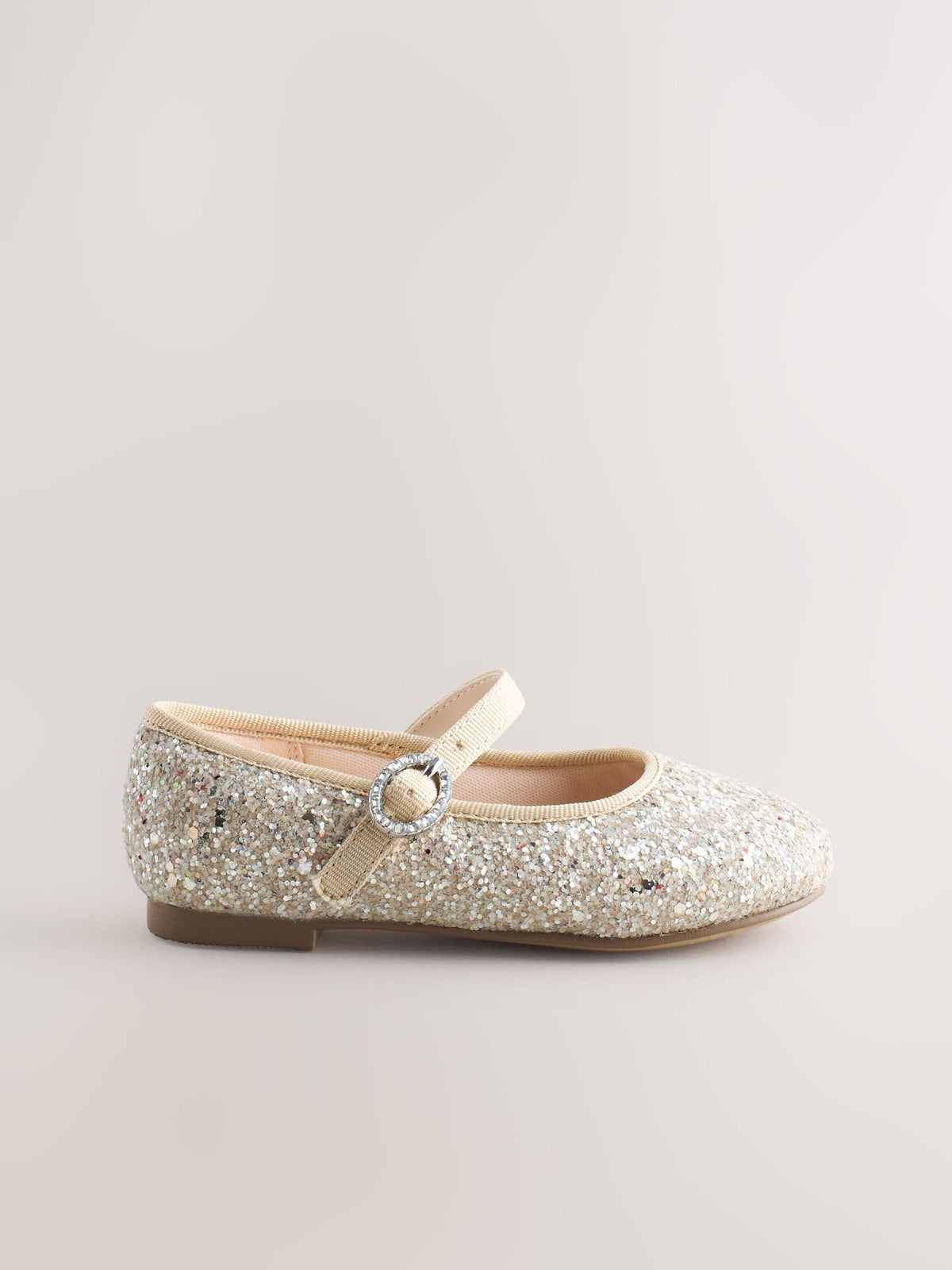 Champagne Gold Standard Fit (F) Flower Girl Occasion Mary Jane Shoes