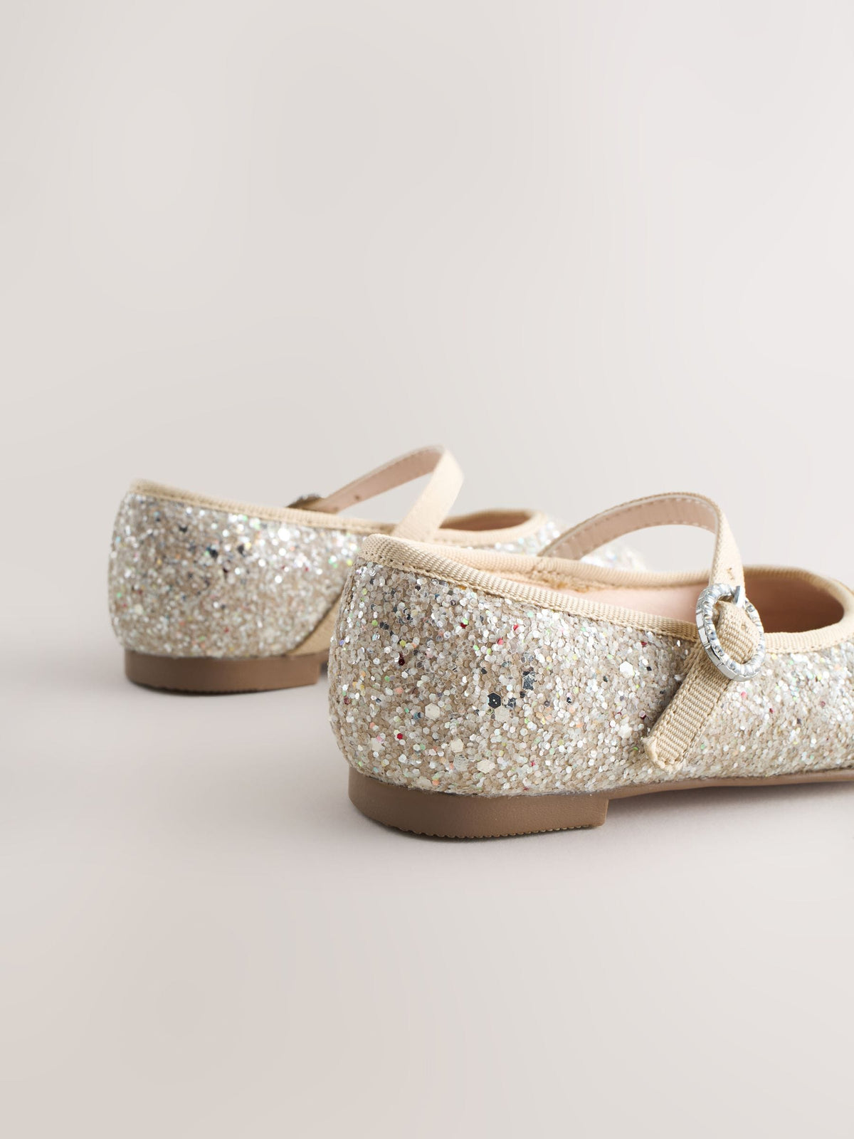 Champagne Gold Standard Fit (F) Flower Girl Occasion Mary Jane Shoes