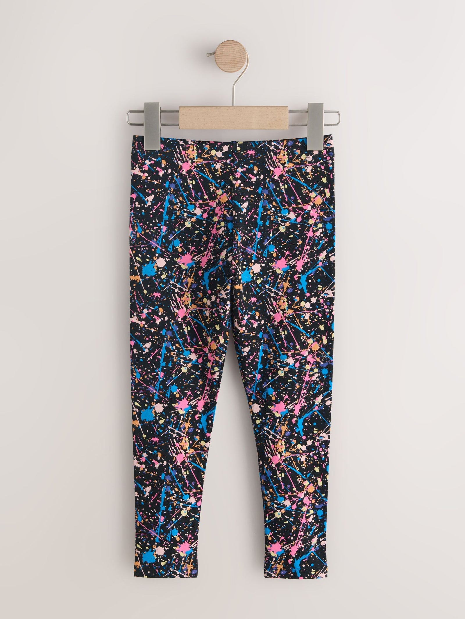 Black Splat Leggings (3-16yrs)