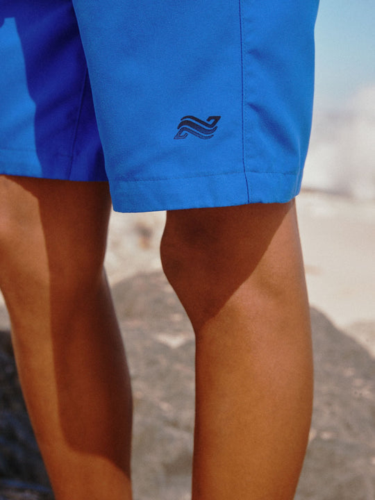 Cobalt Blue Longer Length Swim Shorts (1.5-16yrs)