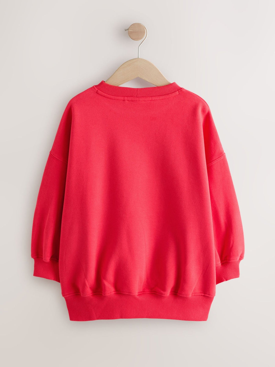 Red Embroidered Detail Sweatshirt (3-16yrs)