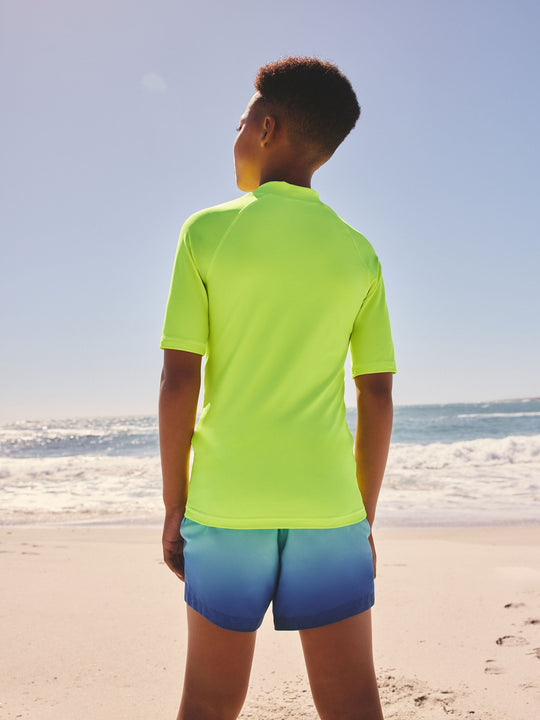 Yellow Short Sleeve Rash Vest (1.5-16yrs)