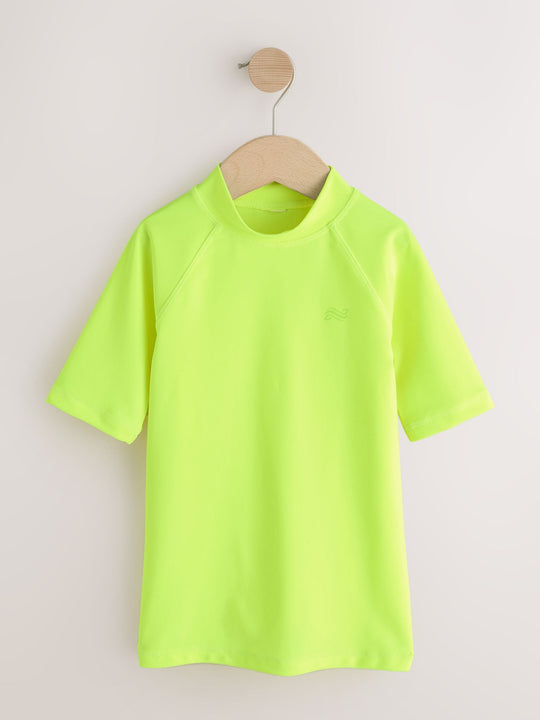 Yellow Short Sleeve Rash Vest (1.5-16yrs)