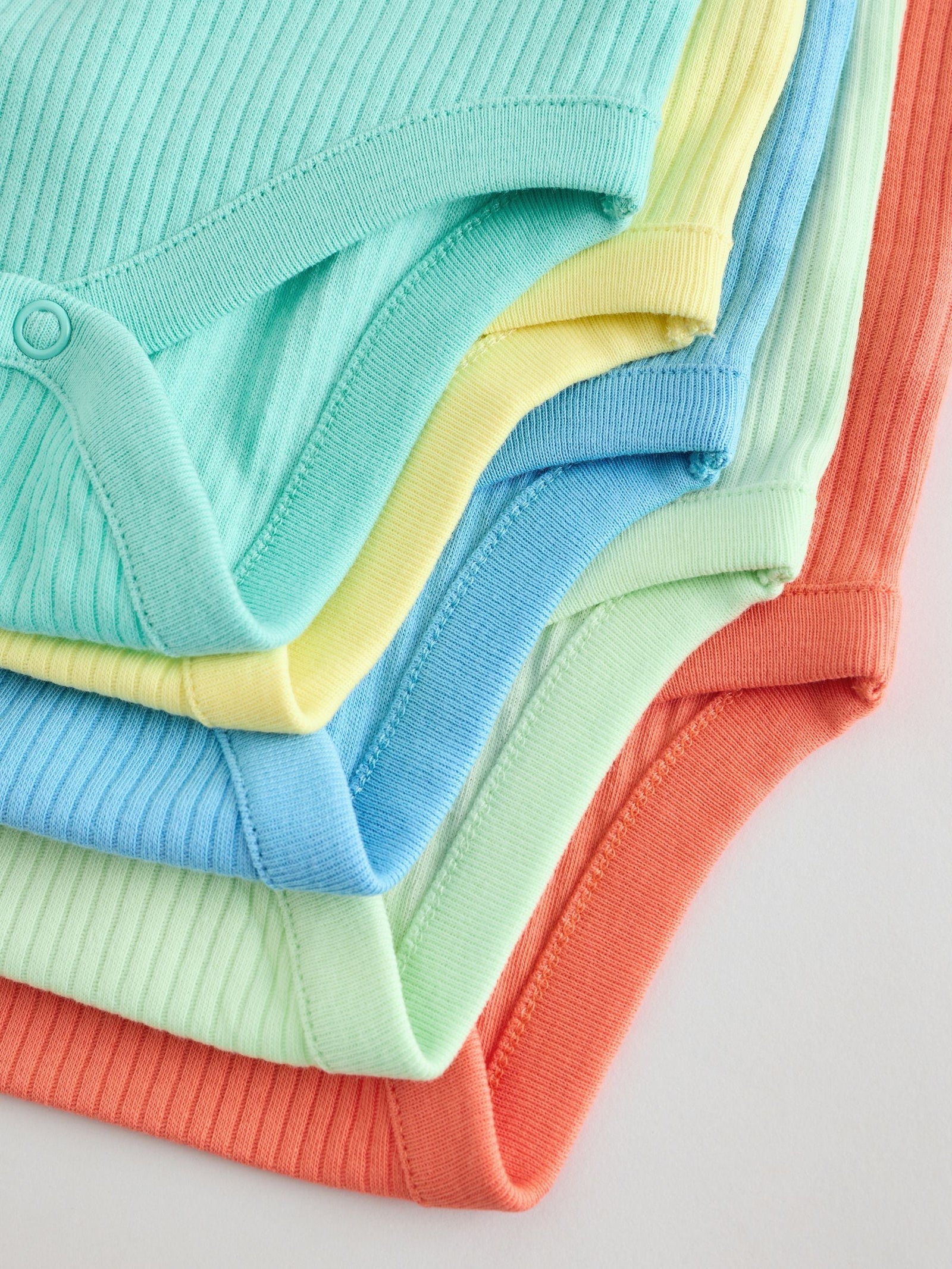 Multi Vest Baby Bodysuits 5 Pack