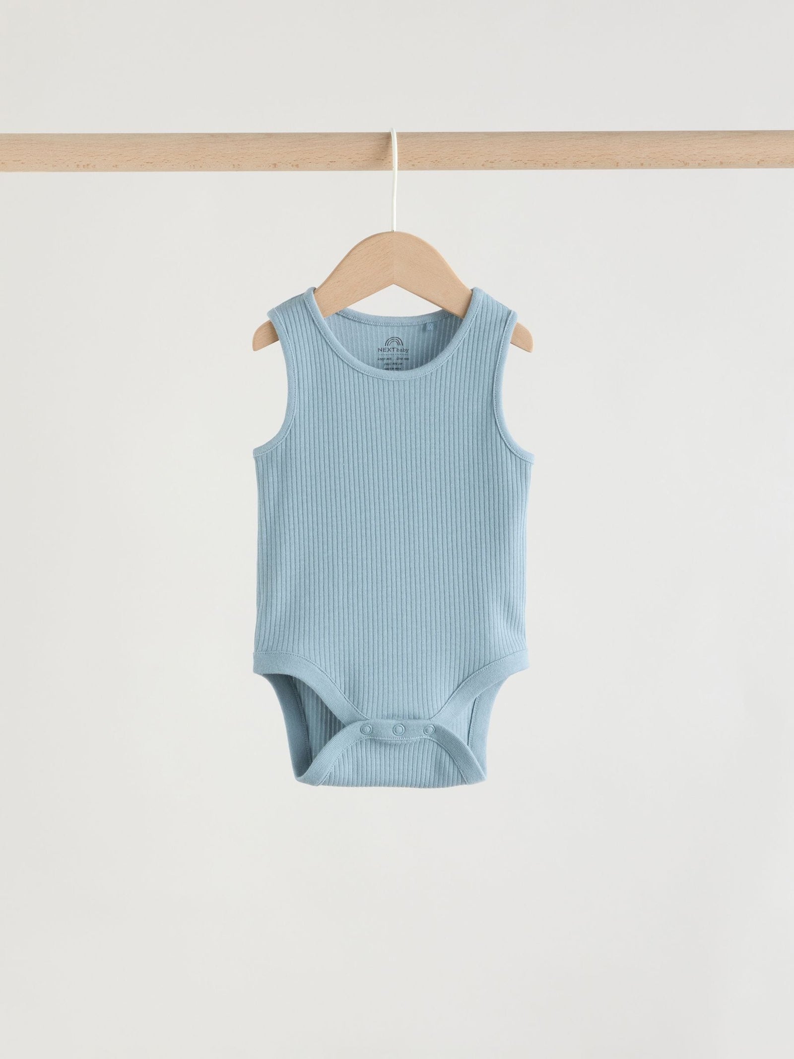Blue Vest Baby Bodysuits 5 Pack