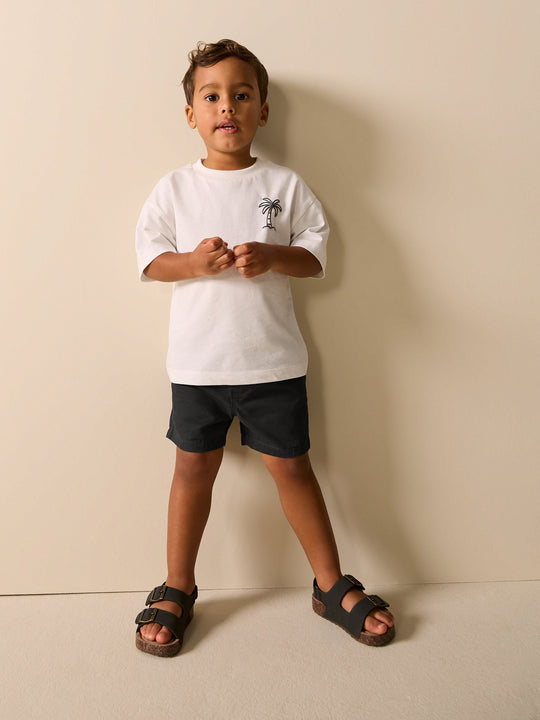 Black Pull On Shorts (3mths-7yrs)