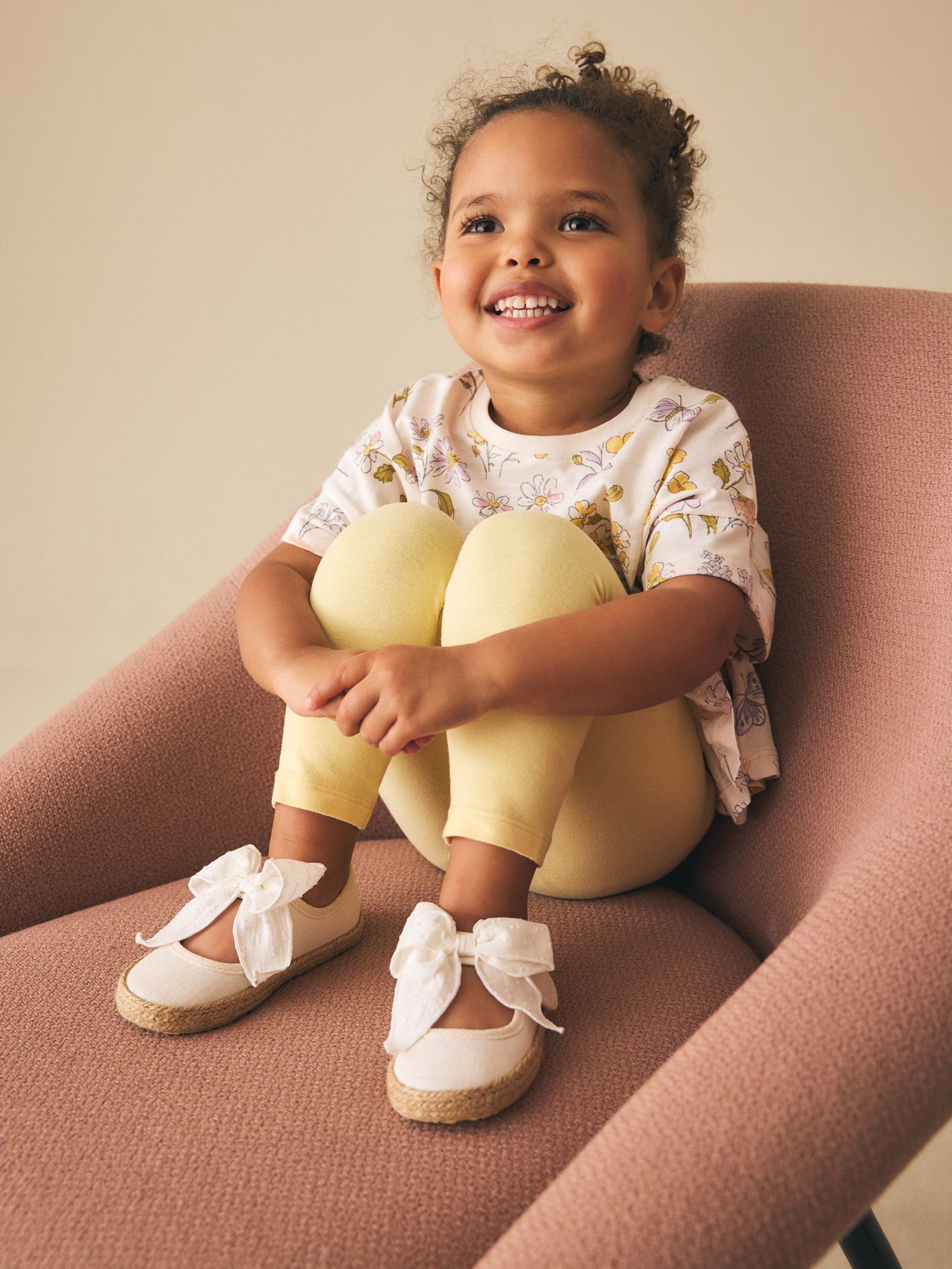 White Bow Espadrille Shoes