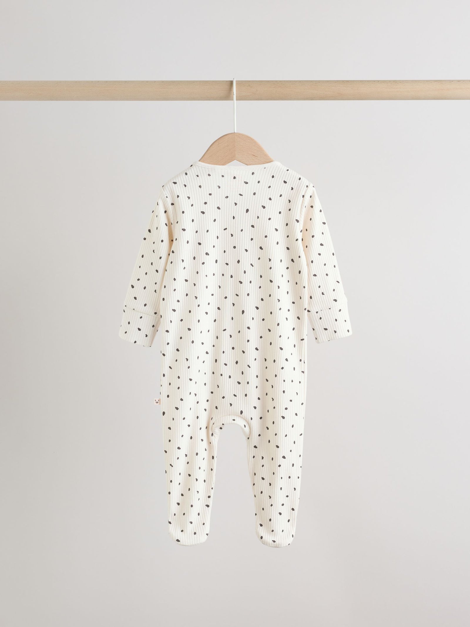Multi Two Way Zip Baby Sleepsuit 3 Pack (0-2yrs)