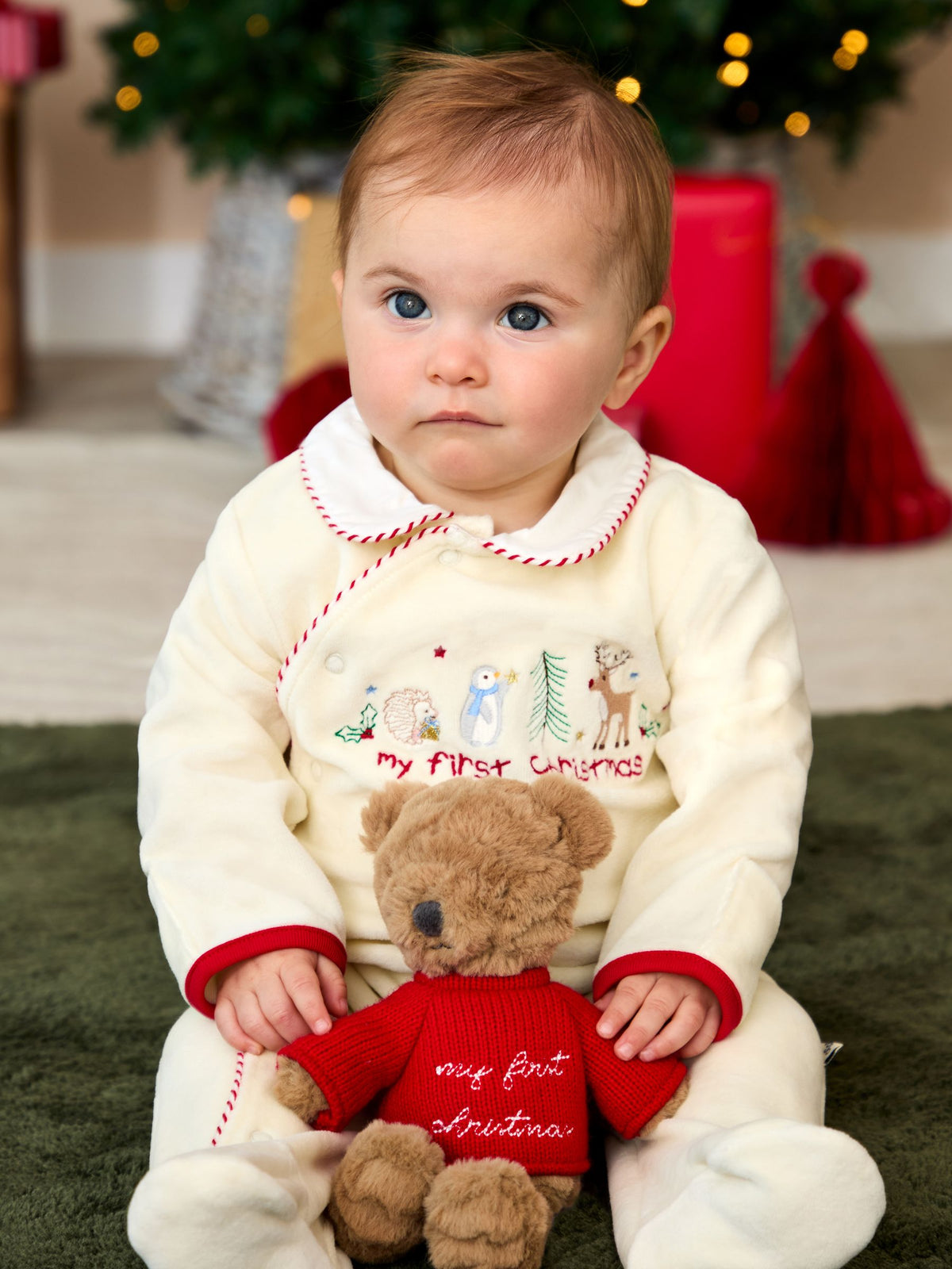 JoJo Maman Bébé Cream My First Christmas All- In- One