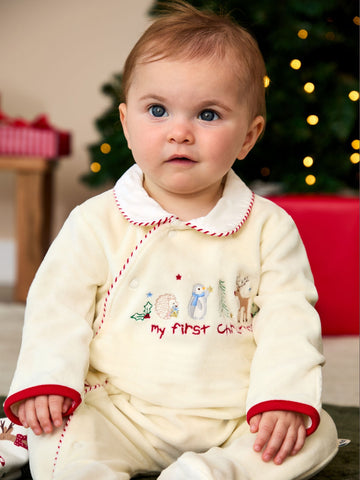 JoJo Maman Bébé Cream My First Christmas All- In- One