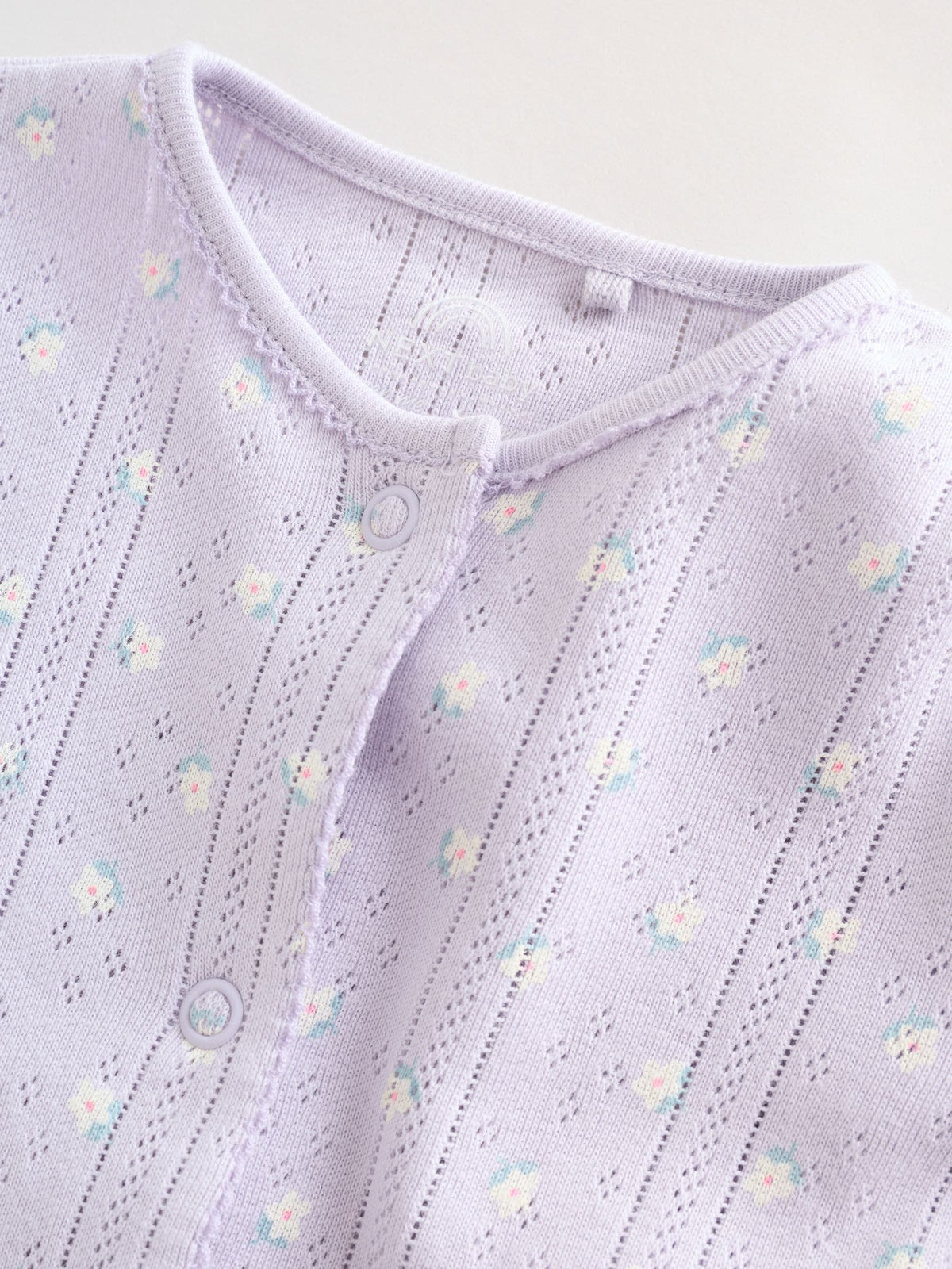 Lilac Purple Baby Sleepsuit 4 Pack (0mths-2yrs)