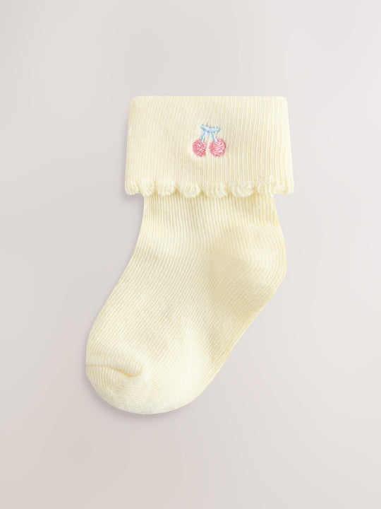 Pink/Blue Baby Socks 5 Pack
