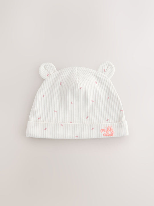 Pink Beanies 4 pack (0-18mths)