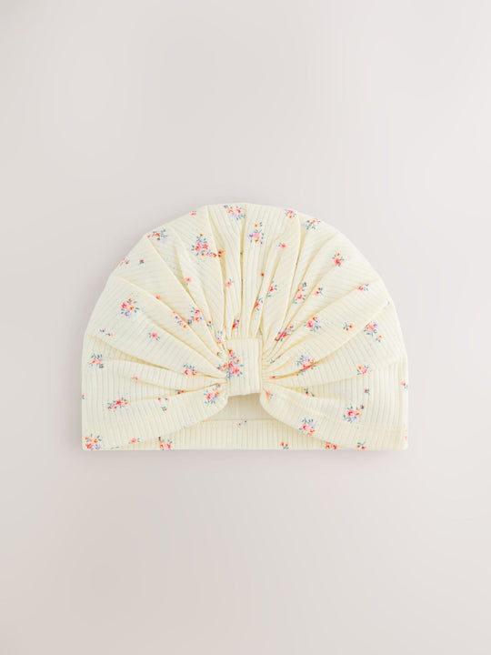 Pink Baby Turbans 2 Pack (0-18mths)