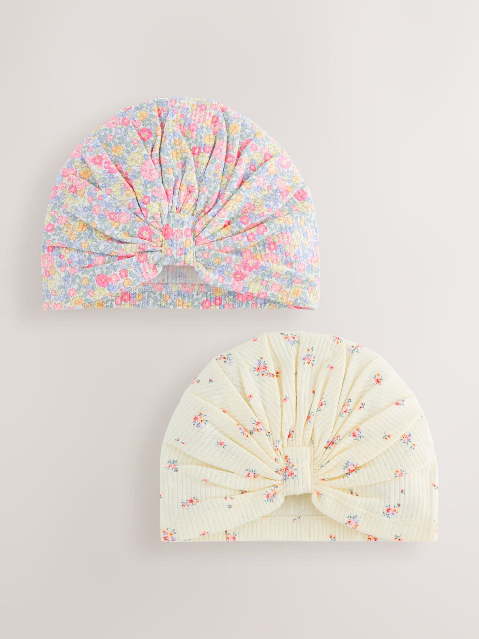 Pink Baby Turbans 2 Pack (0-18mths)