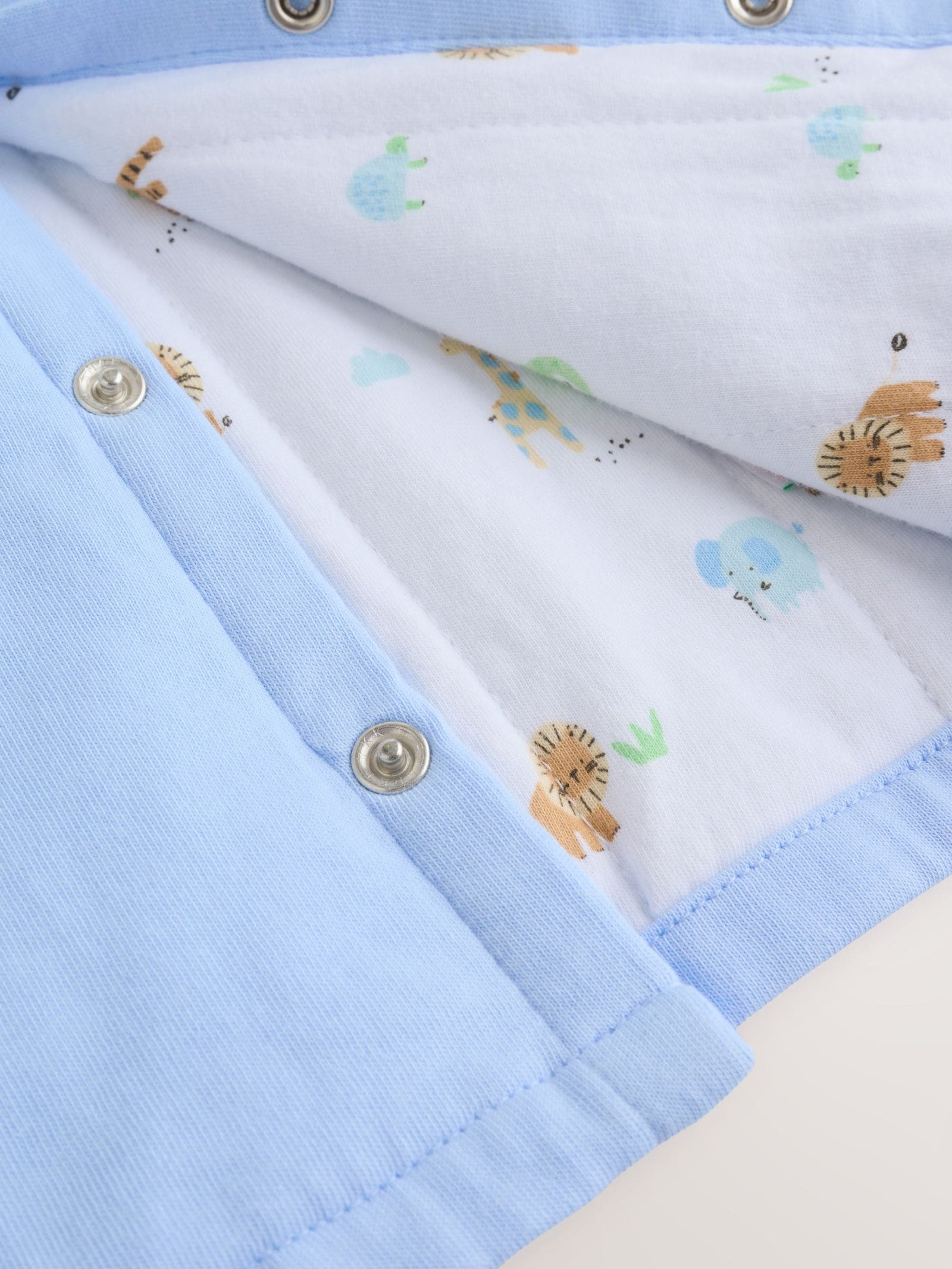 Blue Jersey Hooded Baby Jacket (0mths-2yrs)