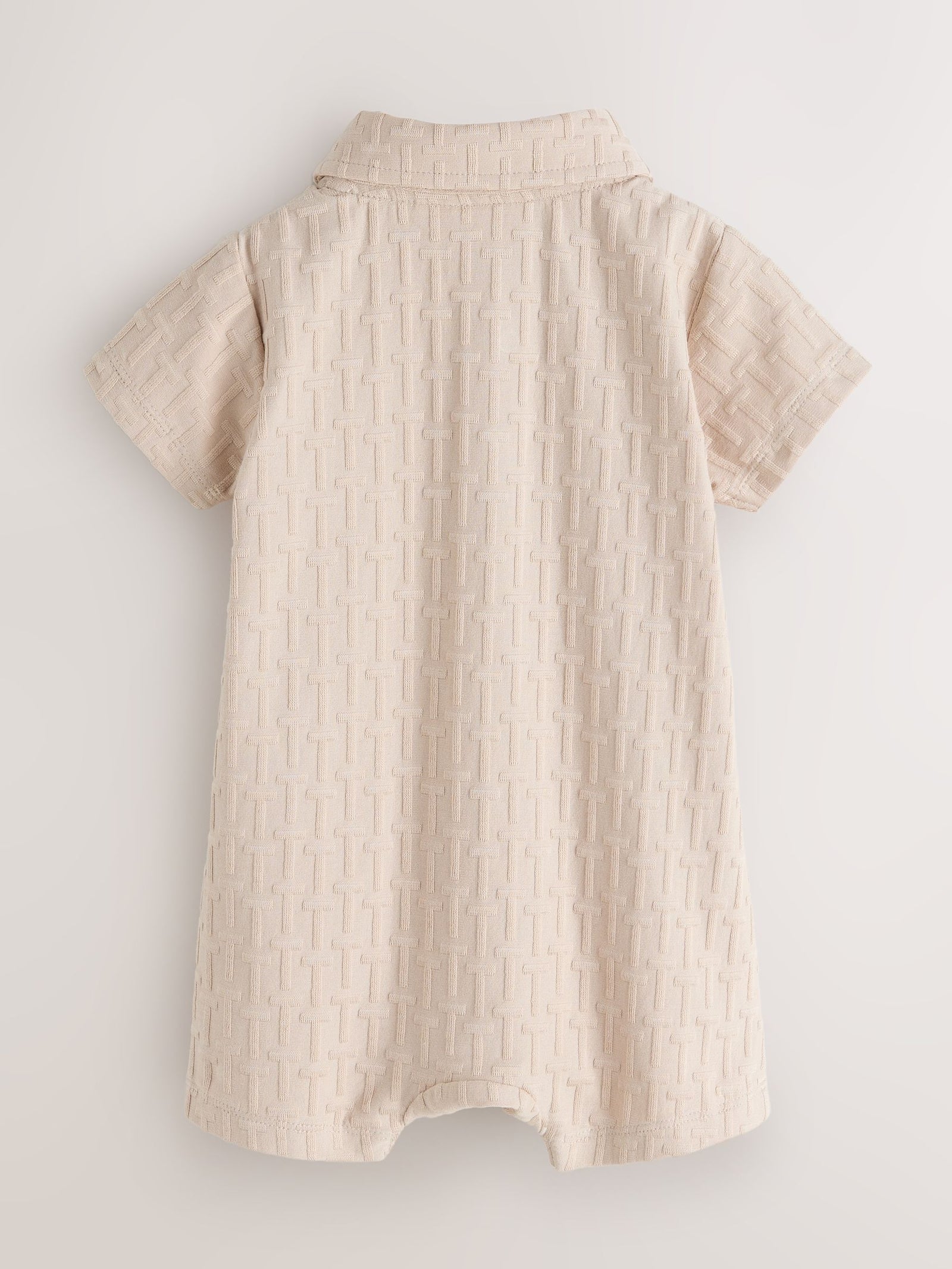 Baker by Ted Baker Textured Romper and Hat Set