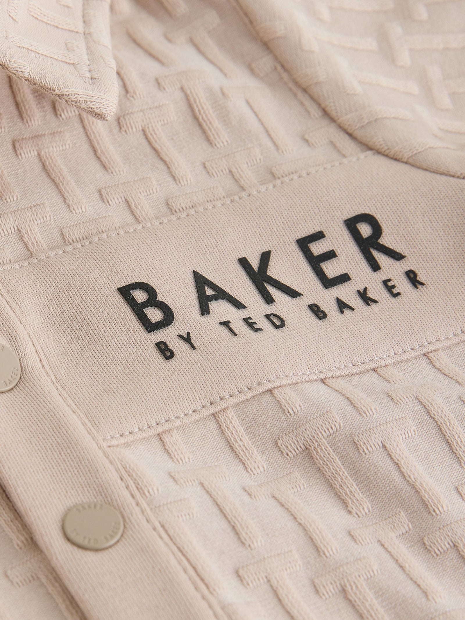 Baker by Ted Baker Textured Romper and Hat Set