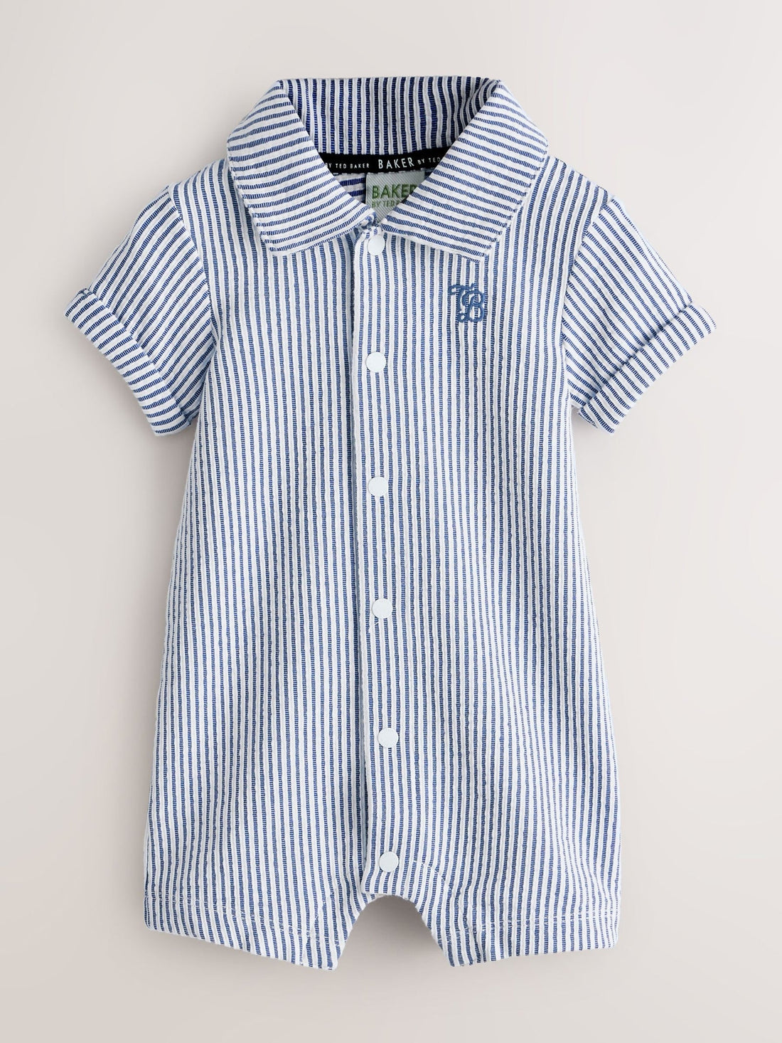 Baker by Ted Baker Textured Stripe Romper