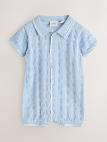 Baker by Ted Baker Blue Knitted Romper