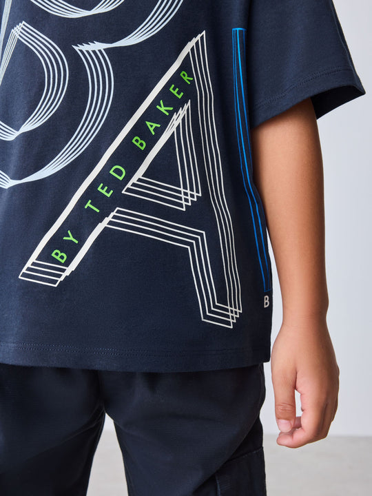 Baker by Ted Baker Letter Graphic T-Shirt
