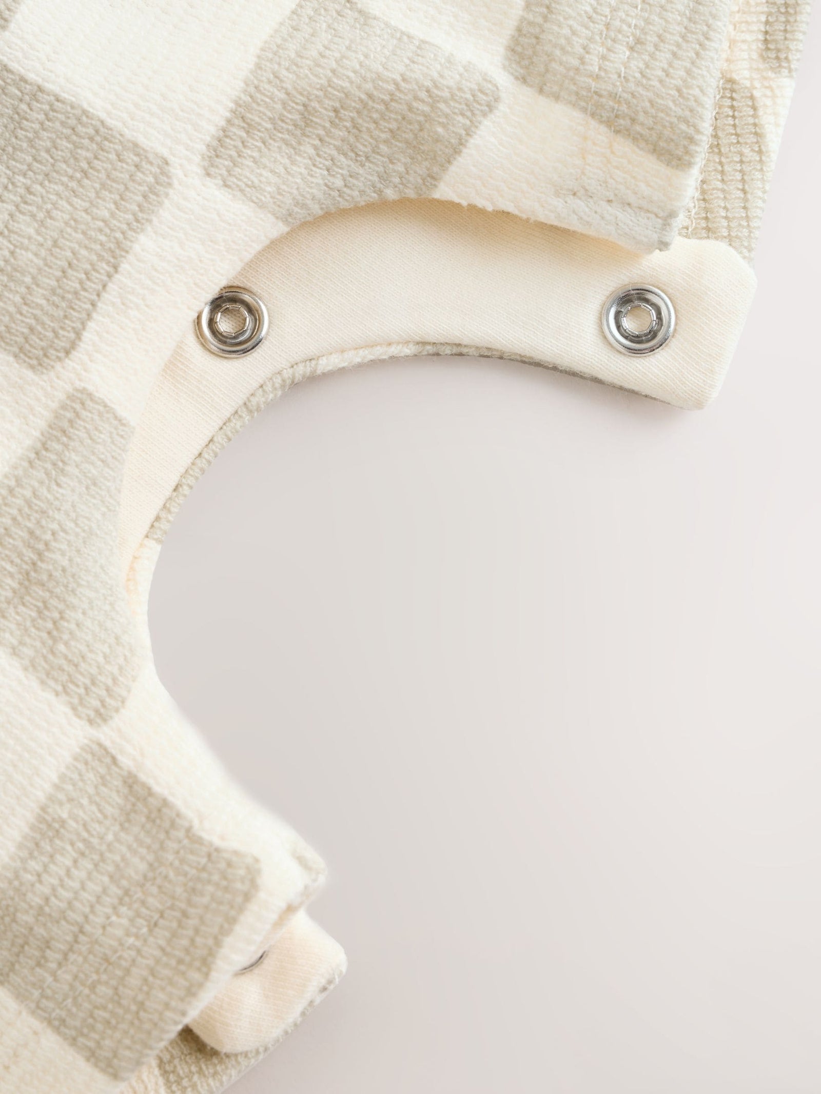 Grey/Neutral Checkerboard Jersey Dungarees and Bodysuit Baby Set (0mths-2yrs)