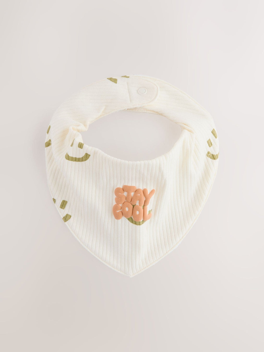 Green/Orange Baby Bibs 5 Pack
