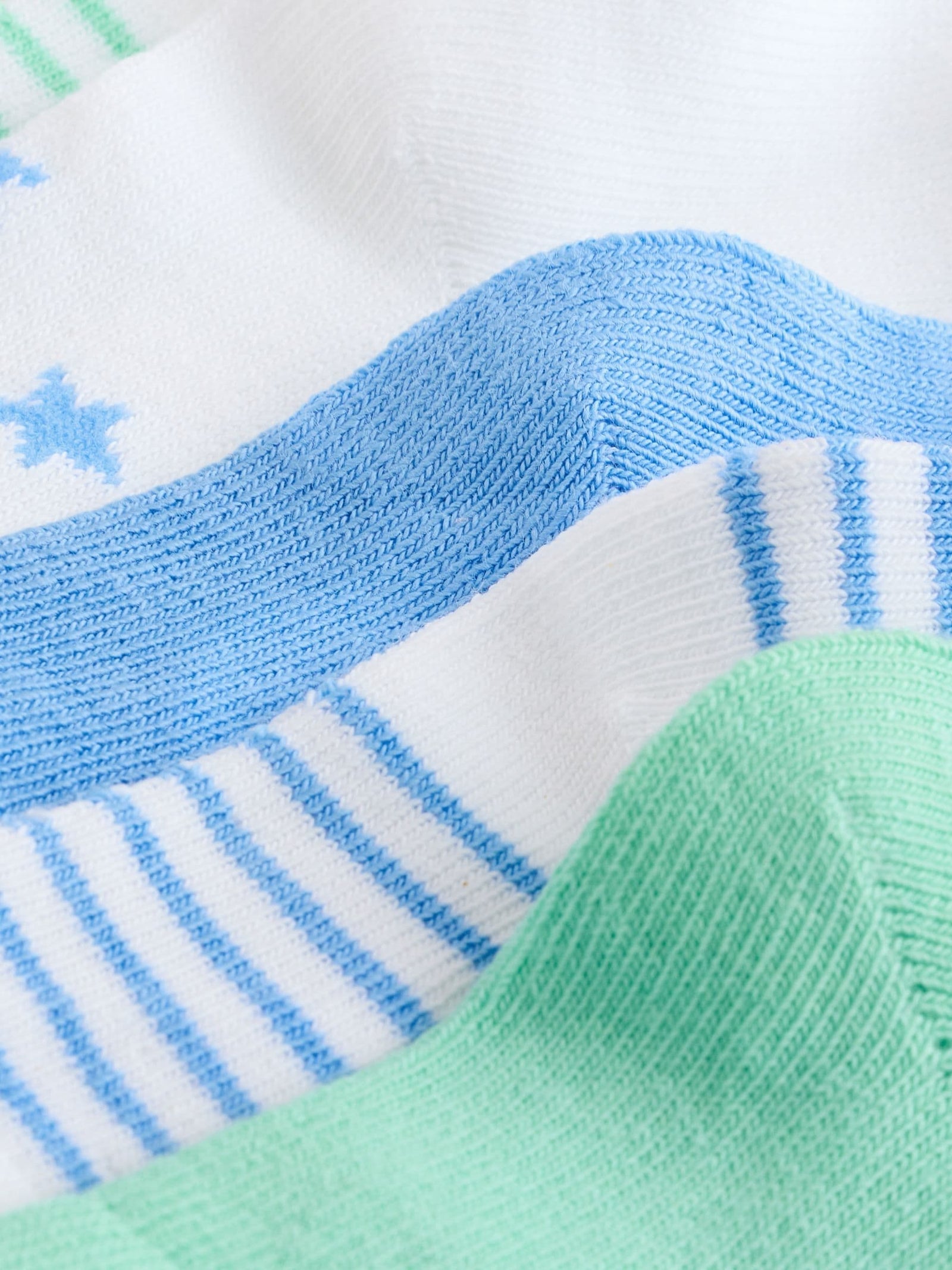 Green baby socks 5 pack (0mths-2yrs)