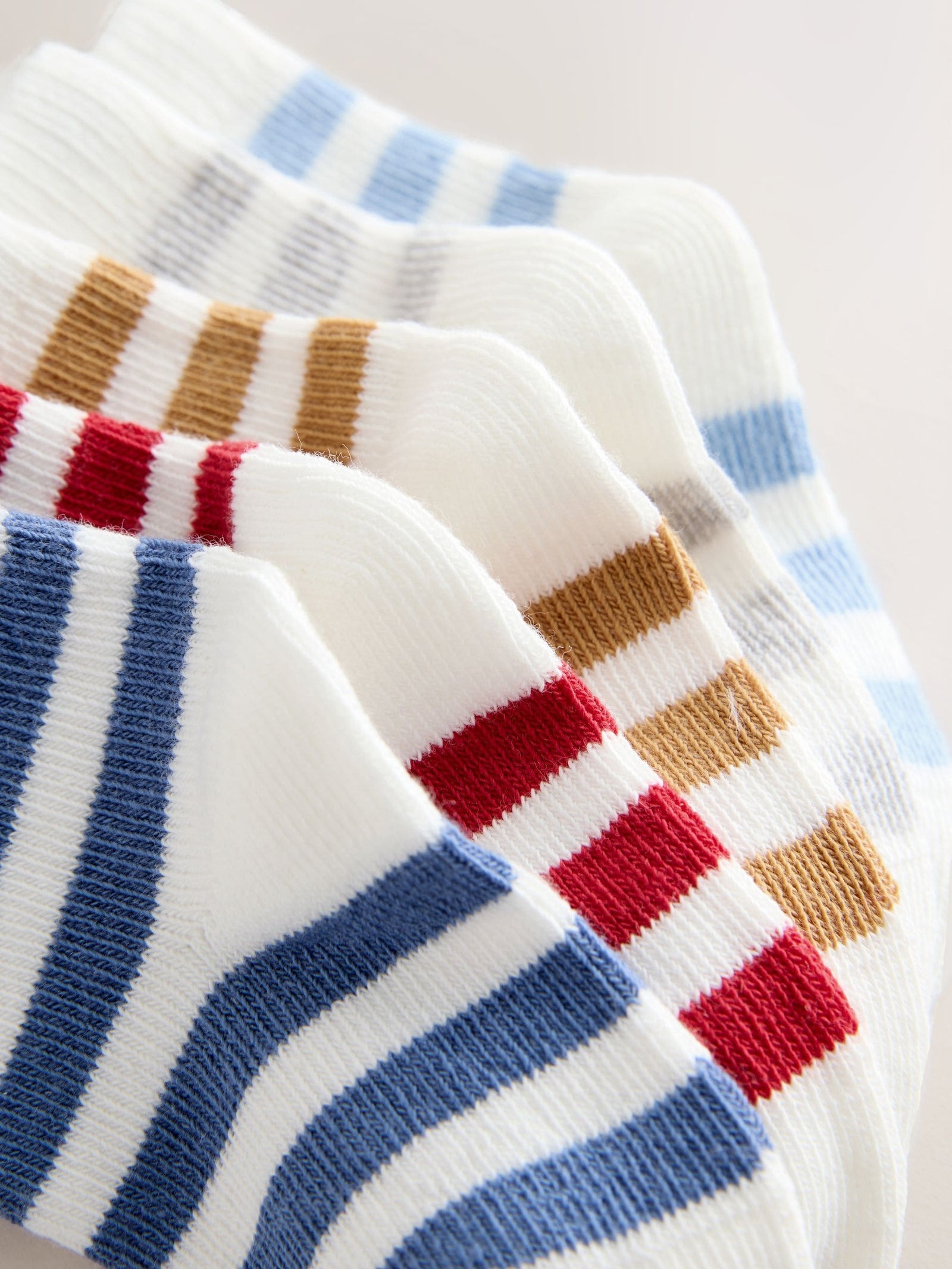 Blue/White Socks 5 pack (0mths-2yrs)